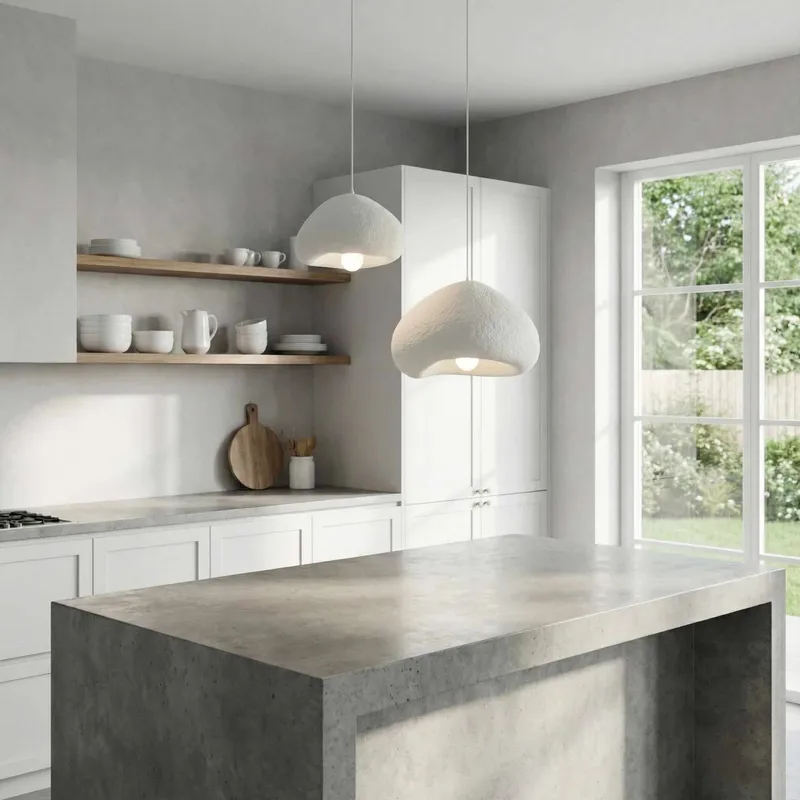 Kaolins pendellampe - Hvit - Belysning - Innendørsbelysning & Lamper - Taklampe - Krystallkrone & takkrone