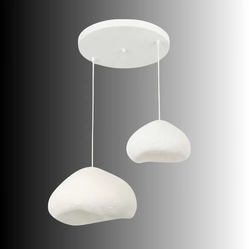 Kaolins pendellampe - Hvit - Belysning - Innendørsbelysning & Lamper - Taklampe - Krystallkrone & takkrone