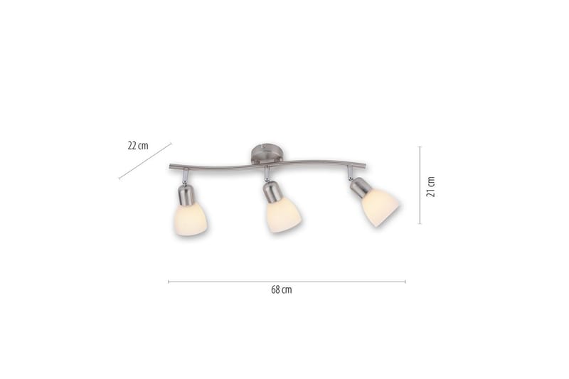 Karo Just Light Vegg/Taklampe - Belysning - Innendørsbelysning & Lamper - Taklampe - Takplafond