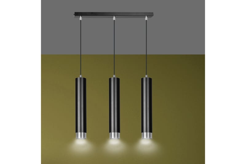 Kibo 3 pendel Svart - Scandinavian Choice - Taklampe soverom - Kjøkkenlampe & taklampe kjøkken - Lamper gang - Vinduslampe - Pendellamper & Hengelamper - Taklampe stue - Vinduslampe hengende - Taklampe