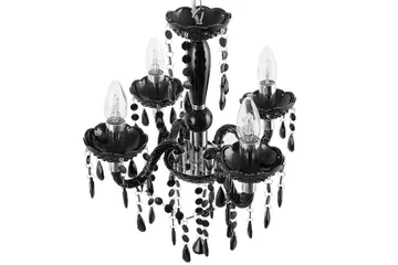 Kalang Lysekrone 50 cm - Svart - Belysning - Innendørsbelysning & Lamper - Taklampe - Krystallkrone & takkrone