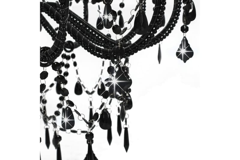 Lysekrone med perler svart 12 x E14 prer - Svart - Krystallkrone & takkrone - Lamper gang - Taklampe Lysekrone med perler svart 12 x E14 prer - Svart - Krystallkrone & takkrone - Lamper gang - Taklampe