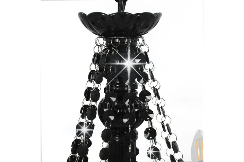 Lysekrone med perler svart 12 x E14 prer - Svart - Krystallkrone & takkrone - Lamper gang - Taklampe Lysekrone med perler svart 12 x E14 prer - Svart - Krystallkrone & takkrone - Lamper gang - Taklampe