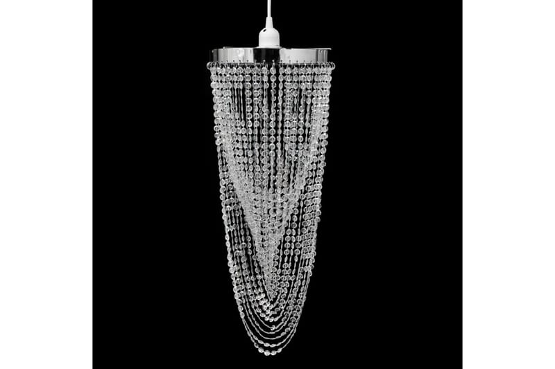 Taklampe/lysekrone crystal 22 x 58 cm - Gjennomsiktig - Krystallkrone & takkrone - Lamper gang - Taklampe