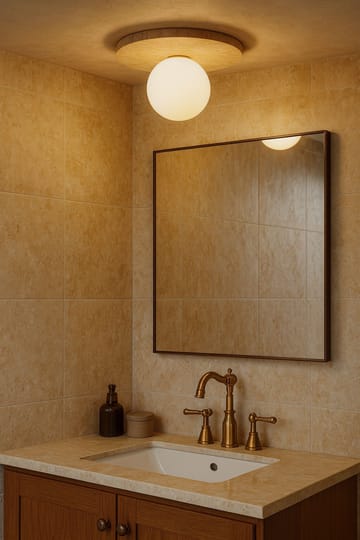 Kummer taklampe - Beige og Hvit - Belysning - Innendørsbelysning & Lamper - Taklampe - Krystallkrone & takkrone