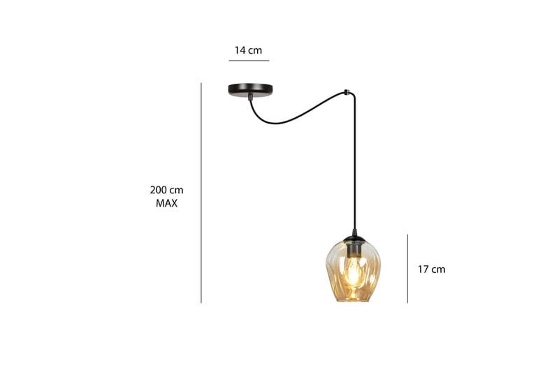 Level 1 pendel Honning - Scandinavian Choice - Taklampe soverom - Kjøkkenlampe & taklampe kjøkken - Lamper gang - Vinduslampe - Pendellamper & Hengelamper - Taklampe stue - Vinduslampe hengende - Taklampe