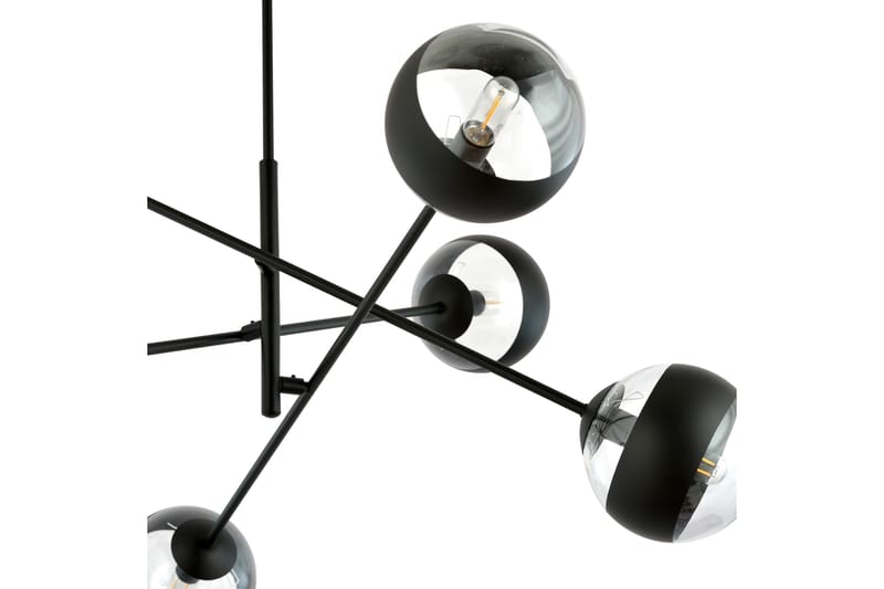Linear 6 pendel Svart - Scandinavian Choice - Taklampe soverom - Kjøkkenlampe & taklampe kjøkken - Lamper gang - Vinduslampe - Pendellamper & Hengelamper - Taklampe stue - Vinduslampe hengende - Taklampe