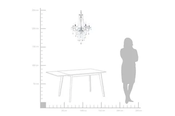 Locone Taklampe 79 cm - Sølv - Belysning - Innendørsbelysning & Lamper - Taklampe - Kjøkkenlampe & taklampe kjøkken