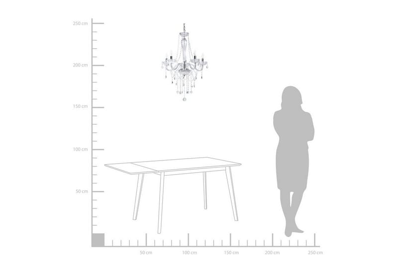 Locone Taklampe 79 cm - Sølv - Belysning - Innendørsbelysning & Lamper - Taklampe - Kjøkkenlampe & taklampe kjøkken