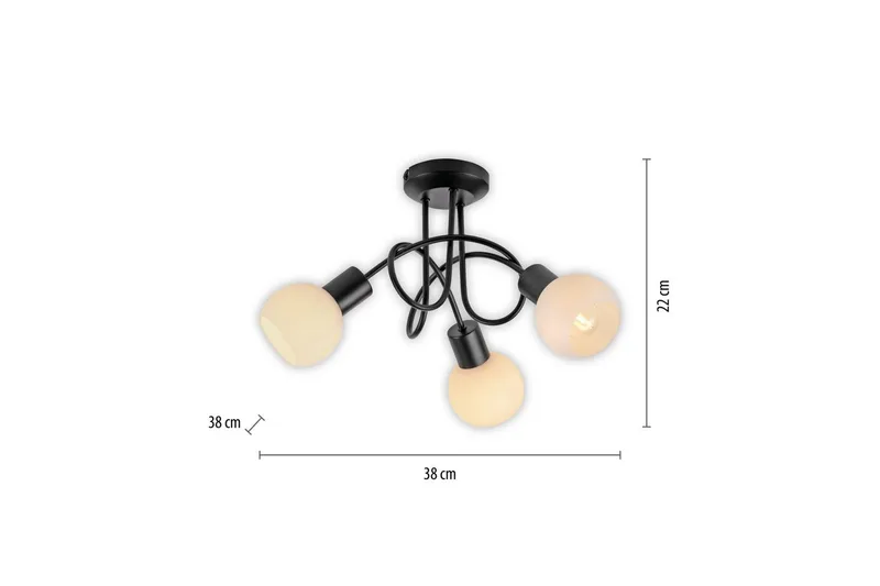 Loki Just Light Taklampe - Belysning - Innendørsbelysning & Lamper - Taklampe - Takplafond