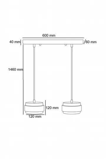 Loloura pendellampe - Beige Valnøtt - Belysning - Innendørsbelysning & Lamper - Taklampe - Krystallkrone & takkrone
