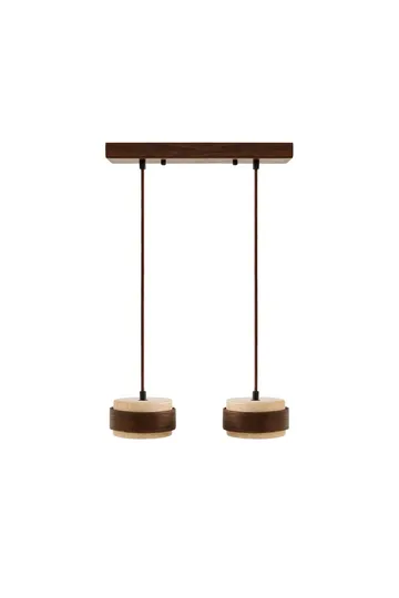 Loloura pendellampe - Beige Valnøtt - Belysning - Innendørsbelysning & Lamper - Taklampe - Krystallkrone & takkrone