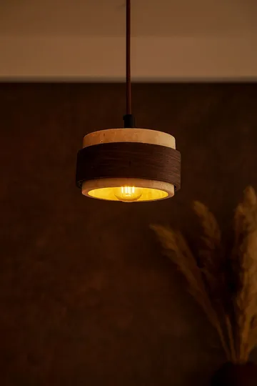 Loloura pendellampe - Beige Valnøtt - Belysning - Innendørsbelysning & Lamper - Taklampe - Krystallkrone & takkrone