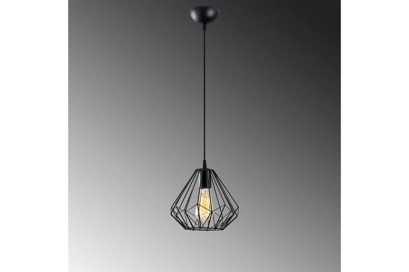 Lysekrone Almasi Single Svart - Svart - Belysning - Innendørsbelysning & Lamper - Taklampe - Kjøkkenlampe & taklampe kjøkken