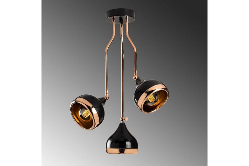 Lysekrone Beloulfield Svart / Kobber - Kobber/Svart - Belysning - Innendørsbelysning & Lamper - Taklampe - Kjøkkenlampe & taklampe kjøkken