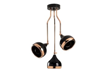 Lysekrone Beloulfield Svart / Kobber - Kobber/Svart - Belysning - Innendørsbelysning & Lamper - Taklampe - Kjøkkenlampe & taklampe kjøkken