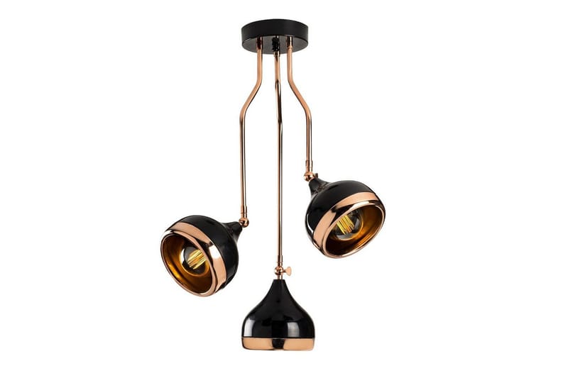 Lysekrone Beloulfield Svart / Kobber - Kobber/Svart - Belysning - Innendørsbelysning & Lamper - Taklampe - Kjøkkenlampe & taklampe kjøkken