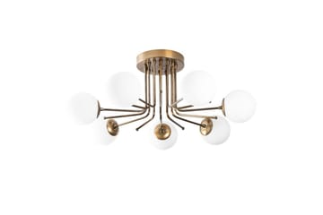 Lysekrone Bhika Masafumie Sju Gull / Hvit - Gull/Hvit - Belysning - Innendørsbelysning & Lamper - Taklampe - Takplafond