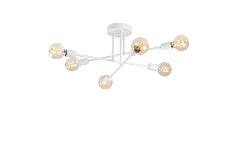Lysekrone Blomst Kobber - Hvit - Belysning - Innendørsbelysning & Lamper - Taklampe - Takplafond