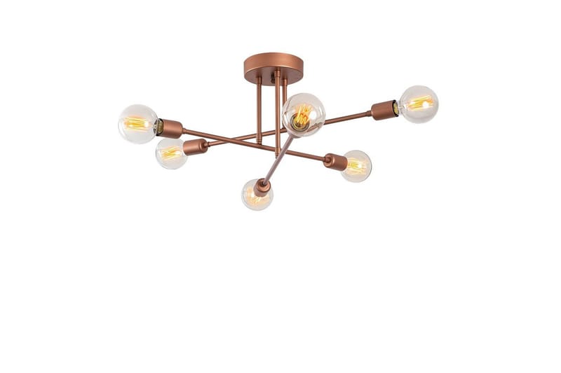 Lysekrone Blomst Kobber - Kobber - Belysning - Innendørsbelysning & Lamper - Taklampe - Takplafond