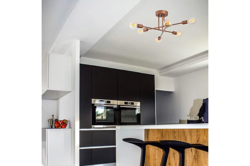 Lysekrone Blomst Kobber - Kobber - Belysning - Innendørsbelysning & Lamper - Taklampe - Takplafond