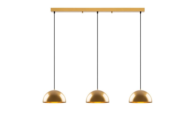 Lysekrone Brena Gull Tre Sokkel - 140 x 30 x 111 cm - Belysning - Innendørsbelysning & Lamper - Taklampe - Kjøkkenlampe & taklampe kjøkken