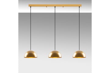 Lysekrone Brena Gull Tre Sokkel - 140 x 30 x 111 cm - Belysning - Innendørsbelysning & Lamper - Taklampe - Kjøkkenlampe & taklampe kjøkken