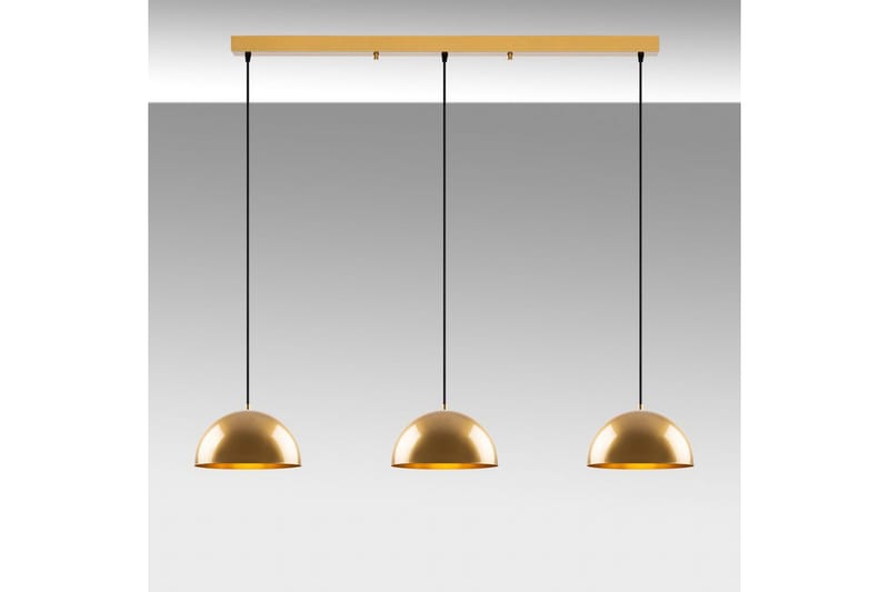 Lysekrone Brena Gull Tre Sokkel - 140 x 30 x 111 cm - Belysning - Innendørsbelysning & Lamper - Taklampe - Kjøkkenlampe & taklampe kjøkken