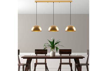 Lysekrone Brena Gull Tre Sokkel - 145 x 40 x 116 cm - Belysning - Innendørsbelysning & Lamper - Taklampe - Kjøkkenlampe & taklampe kjøkken