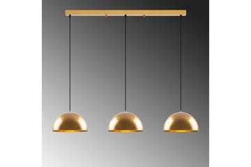 Lysekrone Brena Gull Tre Sokkel - 145 x 40 x 116 cm - Belysning - Innendørsbelysning & Lamper - Taklampe - Kjøkkenlampe & taklampe kjøkken