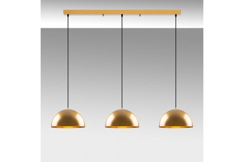 Lysekrone Brena Gull Tre Sokkel - 145 x 40 x 116 cm - Belysning - Innendørsbelysning & Lamper - Taklampe - Kjøkkenlampe & taklampe kjøkken