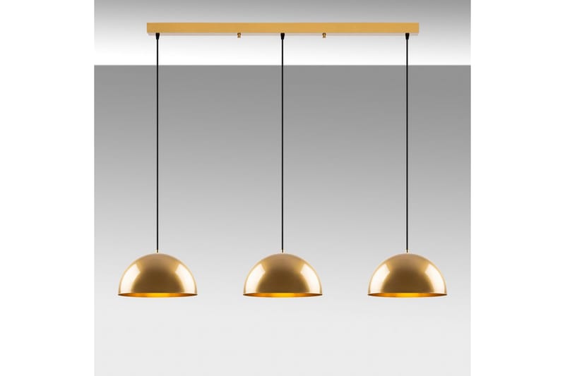 Lysekrone Brena Gull Tre Sokkel - 145 x 40 x 116 cm - Belysning - Innendørsbelysning & Lamper - Taklampe - Kjøkkenlampe & taklampe kjøkken