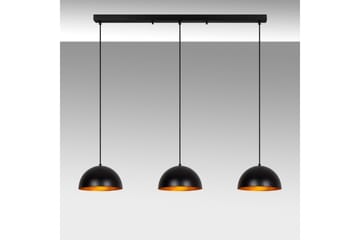 Lysekrone Brena Svart Tre Sokkel - 140 x 30 x 111 cm - Belysning - Innendørsbelysning & Lamper - Taklampe - Kjøkkenlampe & taklampe kjøkken