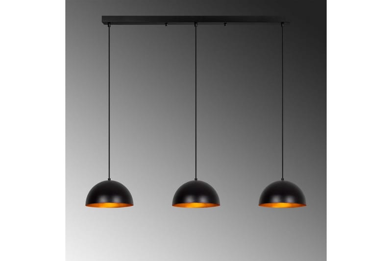 Lysekrone Brena Svart Tre Sokkel - 140 x 30 x 111 cm - Belysning - Innendørsbelysning & Lamper - Taklampe - Kjøkkenlampe & taklampe kjøkken