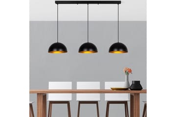 Lysekrone Brena Svart Tre Sokkel - 145 x 40 x 116 cm - Belysning - Innendørsbelysning & Lamper - Taklampe - Kjøkkenlampe & taklampe kjøkken