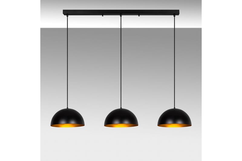 Lysekrone Brena Svart Tre Sokkel - 145 x 40 x 116 cm - Belysning - Innendørsbelysning & Lamper - Taklampe - Kjøkkenlampe & taklampe kjøkken