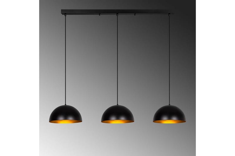Lysekrone Brena Svart Tre Sokkel - 145 x 40 x 116 cm - Belysning - Innendørsbelysning & Lamper - Taklampe - Kjøkkenlampe & taklampe kjøkken