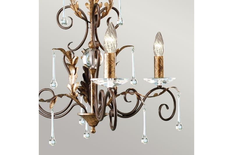 Lysekrone Elstead Lighting Amarilli 650x610x650 mm - 650x610x650 mm - Belysning - Innendørsbelysning & Lamper - Taklampe - Krystallkrone & takkrone