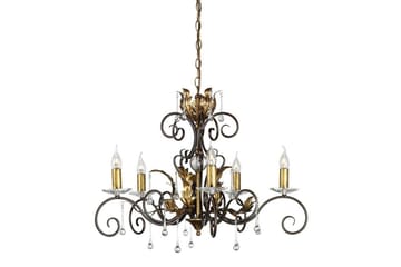 Lysekrone Elstead Lighting Amarilli 730x590x730 mm - 730x590x730 mm - Belysning - Innendørsbelysning & Lamper - Taklampe - Krystallkrone & takkrone