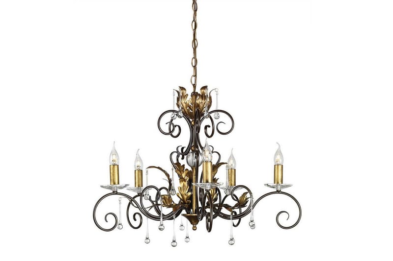 Lysekrone Elstead Lighting Amarilli 730x590x730 mm - 730x590x730 mm - Belysning - Innendørsbelysning & Lamper - Taklampe - Krystallkrone & takkrone