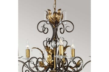 Lysekrone Elstead Lighting Amarilli 730x590x730 mm - 730x590x730 mm - Belysning - Innendørsbelysning & Lamper - Taklampe - Krystallkrone & takkrone