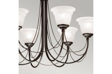 Lysekrone Elstead Lighting Carisbrooke 610x580x610 mm - 610x580x610 mm - Belysning - Innendørsbelysning & Lamper - Taklampe - Krystallkrone & takkrone
