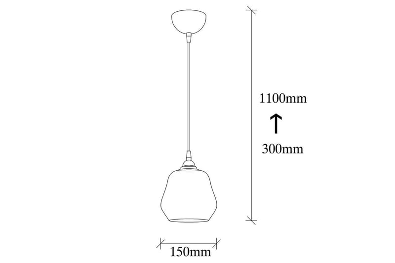 Lysekrone Jarouport Gull / Svart - Gull/Svart - Belysning - Innendørsbelysning & Lamper - Taklampe - Kjøkkenlampe & taklampe kjøkken