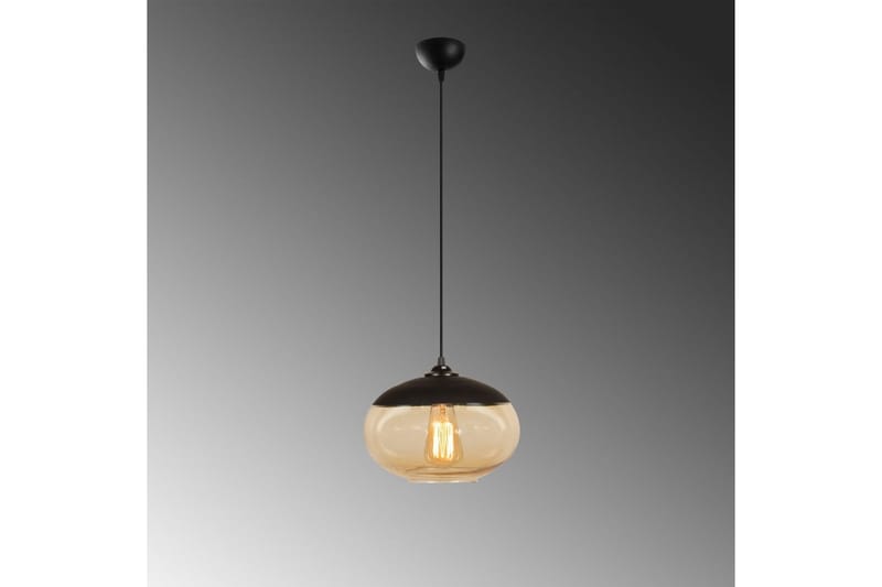 Lysekrone Jeba Enkel Svart / Honning - Svart - Belysning - Innendørsbelysning & Lamper - Taklampe - Kjøkkenlampe & taklampe kjøkken