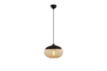 Lysekrone Jeba Enkel Svart / Honning - Svart - Belysning - Innendørsbelysning & Lamper - Taklampe - Kjøkkenlampe & taklampe kjøkken