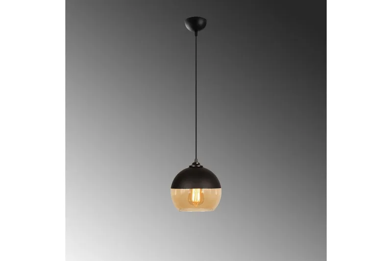 Lysekrone Jebax Enkel Svart / Honning - Svart - Belysning - Innendørsbelysning & Lamper - Taklampe - Kjøkkenlampe & taklampe kjøkken