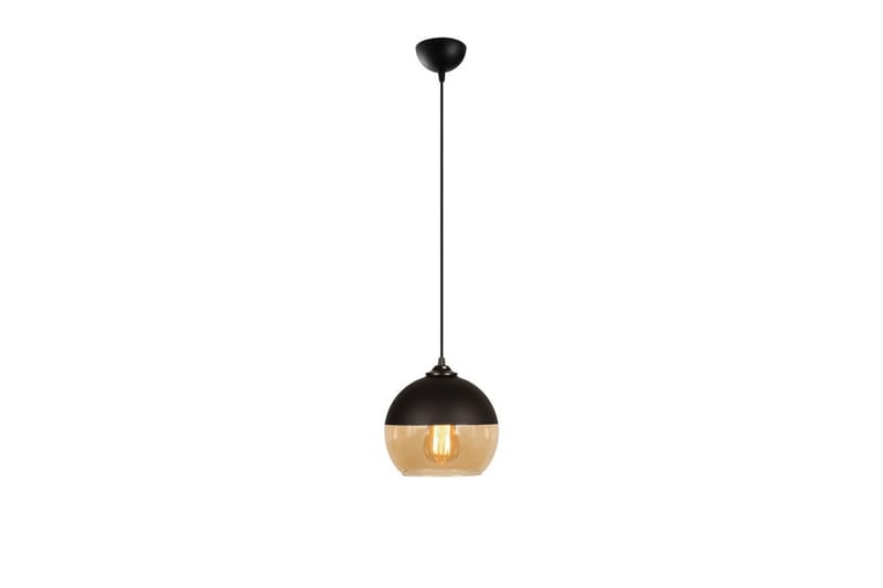 Lysekrone Jebax Enkel Svart / Honning - Svart - Belysning - Innendørsbelysning & Lamper - Taklampe - Kjøkkenlampe & taklampe kjøkken