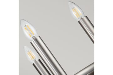 Lysekrone Kichler Capitol Hill 730x559 mm, Børstet nikkel - 730x559 mm, Børstet nikkel - Belysning - Innendørsbelysning & Lamper - Taklampe - Krystallkrone & takkrone