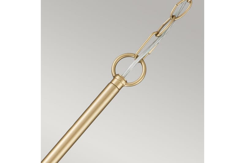 Lysekrone Kichler Capitol Hill 730x559 mm, Malt Naturlig Messing - 730x559 mm, Malt Naturlig Messing - Belysning - Innendørsbelysning & Lamper - Taklampe - Krystallkrone & takkrone