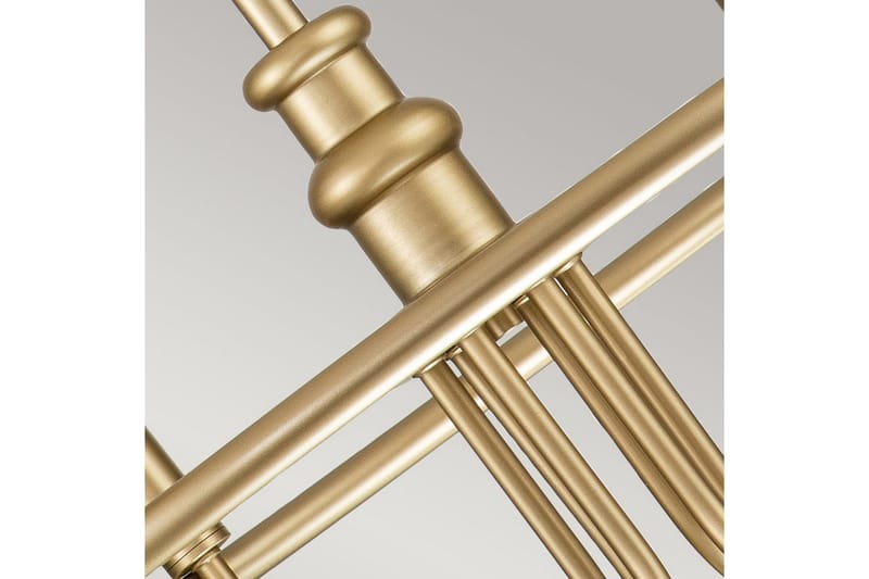 Lysekrone Kichler Capitol Hill 730x559 mm, Malt Naturlig Messing - 730x559 mm, Malt Naturlig Messing - Belysning - Innendørsbelysning & Lamper - Taklampe - Krystallkrone & takkrone